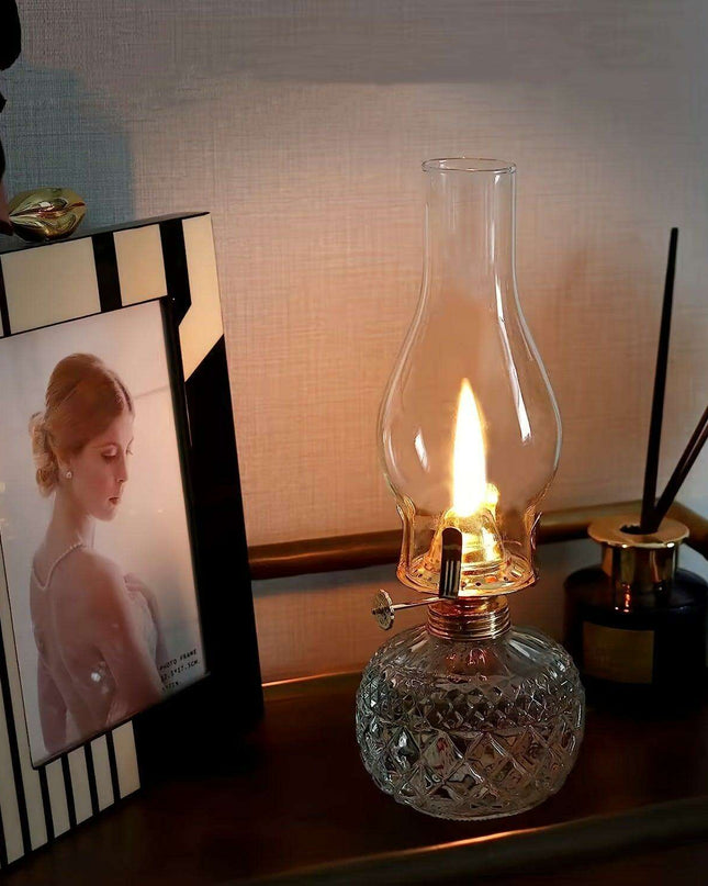 Vintage Elegance Adjustable Stained Glass Lamp - Perfect for Home Décor, Celebrations, and Power Outages