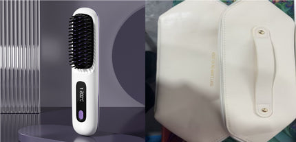 Peekaboo Studio 2-in-1 Wireless Hair Straightener & Curler - Fast Heat