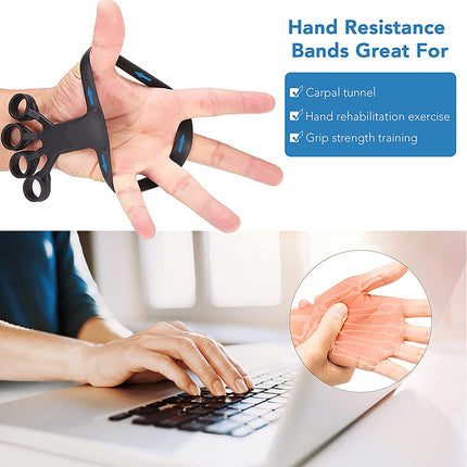 Silicone Grip Device Finger Exercise Stretcher Arthritis Hand Grip Tra