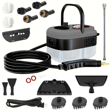 Peekaboo Studio 2500W Handheld Steam Cleaner, 1.2L Tank, 12 Attachment