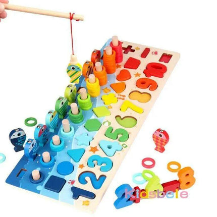Montessori Math Fishing Puzzle Game - Engaging Educational Toy Set for Early Learners - Boost Skills & Inspire Imagination