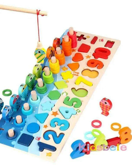 Montessori Math Fishing Puzzle Game - Engaging Educational Toy Set for Early Learners - Boost Skills & Inspire Imagination