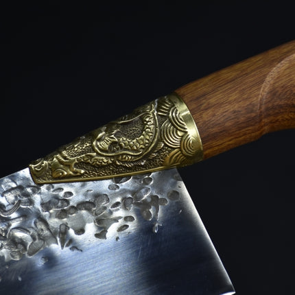 Rosewood Handle Kitchen Knife — 21 cm Blade in 7Cr17MOV Steel