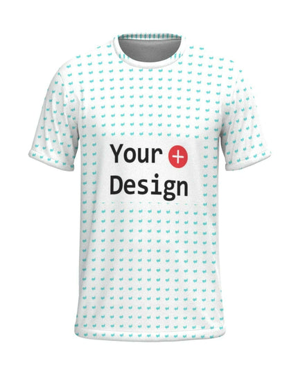 Customized Your Own Birdseye Cloth Crew Neck T-shirt