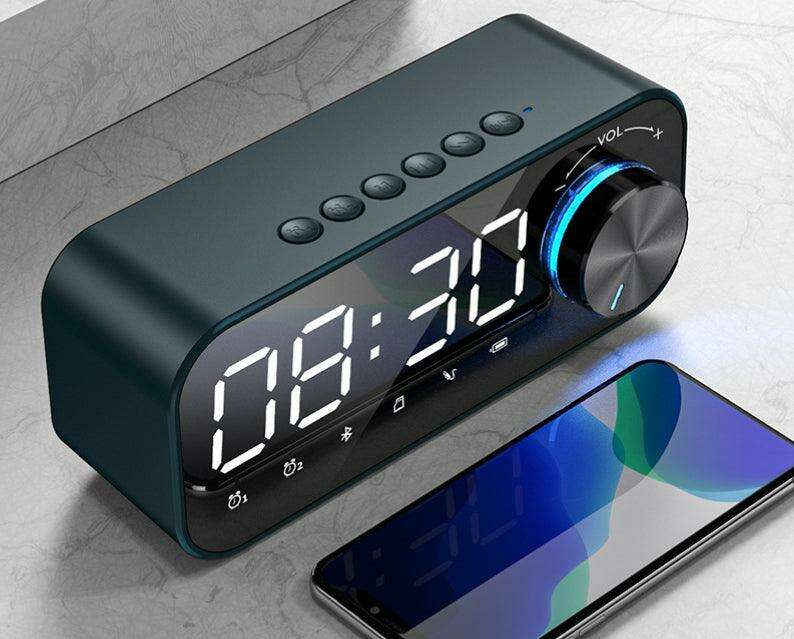 Bluetooth Mini Clock Speaker with Powerful Subwoofer - Your Ultimate Music Experience