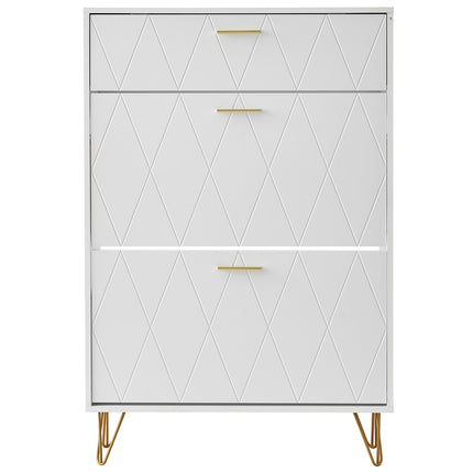 Shoe Cabinet with 3 Flip Drawers — Entryway Storage Organiser