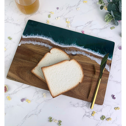 Splicing Acacia Mangium Wooden Chopping Board Square For Vegetables