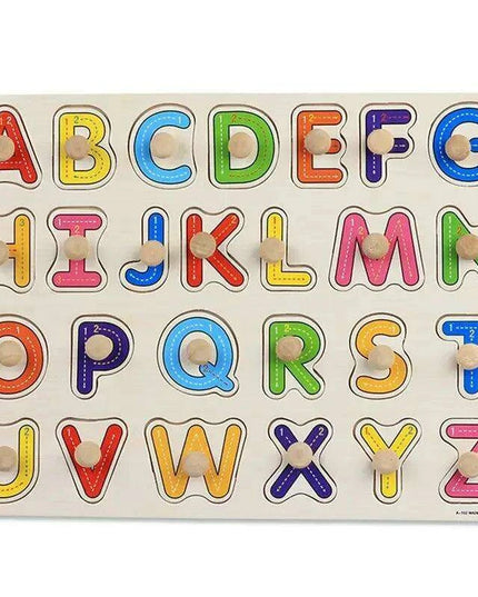 Interactive Montessori Wooden Puzzle Set - Fun Learning Toy for Early Childhood Development