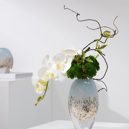 Modern Colored Glaze Vase High End Hydroponic Flower Art Table Vase Large