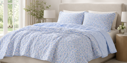 Manufacturer Direct Summer Cooling Blanket - Breathable & Lightweight Pillowcases & Shams breathable-quilted-summer-blanket-cooling-skin-friendly-comforter-soft-lightweight-quilt-well-vetilated-single-double-duvet-set-1