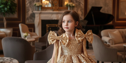 Girls Princess Tutu Dress - Sequined Bow, Red or Champagne, 10 Sizes Dresses girls-princess-tutu-dress-sequined-bow-red-champagne Clothing, Shoes & Accessories›Kids›Girls›Clothing›Dresses›Special Occasion