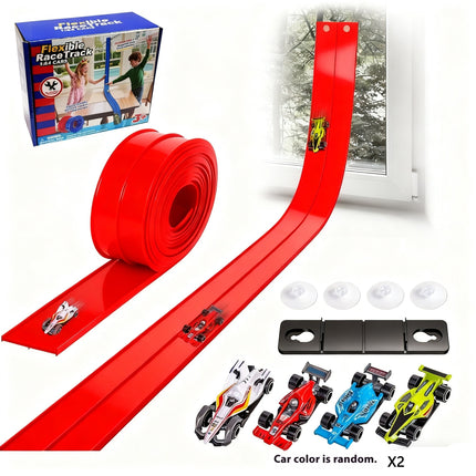 DIY Double Rail Car PVC Soft Track Track