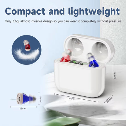 In-Ear Digital Hearing Aid — 12hr, Type-C, 4 Colours, 1–3 Units | Très Elite