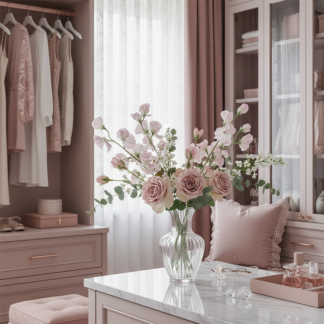 Peekaboo Studio High Quality Single Stem Pea Flower for Elegant Home D