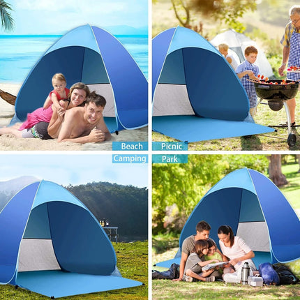 Peekaboo Studio UV-Resistant Waterproof Pop-Up Beach Tent for Camping