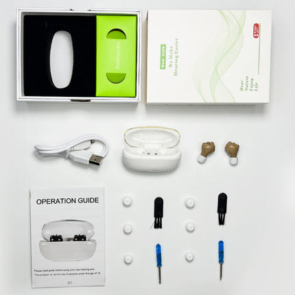 Peekaboo Studio Dual-Device Hearing Aid for Elderly - Sound Amplifier