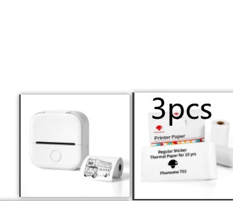 Portable Mini Thermal Label Printer Home Photo Printer Student Wrong Q