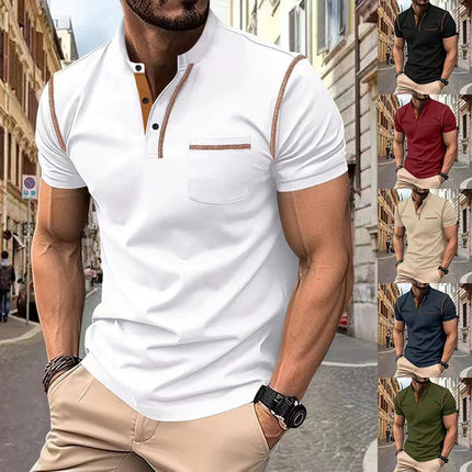 Peekaboo Studio Men's Quick Dry Polo Shirt - Breathable Cotton Blend