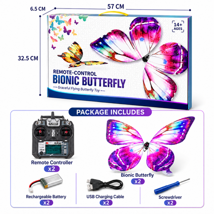Bionic RC Flying Butterfly – Flapping Wing Stage Prop & Performance Drone