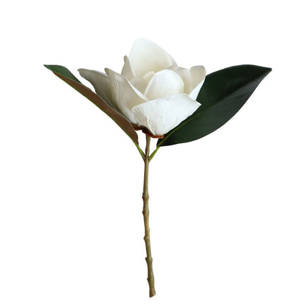 Peekaboo Studio High-End Laminated Large Magnolia Plastic Flower