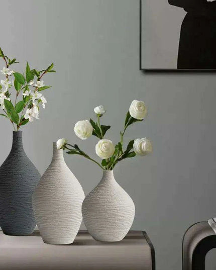 Ceramic Vase Set: Nordic Elegance for Timeless Home Decor and Gifting