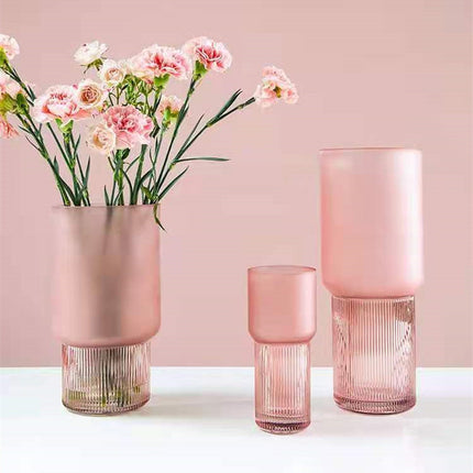 Peekaboo Studio Transparent Hydroponic Glass Vase, Modern Decor