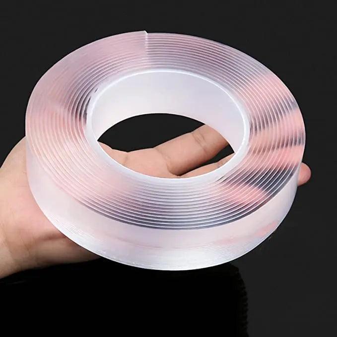 NanoGrip - Adjustable Clear Adhesive Tape with Customizable Lengths