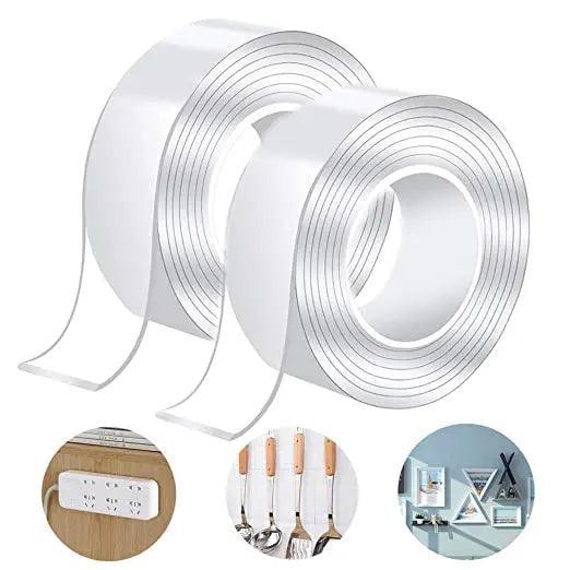 NanoGrip - Adjustable Clear Adhesive Tape with Customizable Lengths