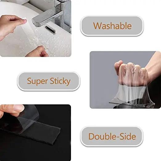 NanoGrip - Clear Adhesive Strip with Adjustable Length
