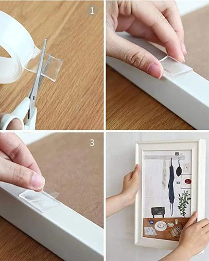 MagicGrip - Adjustable Clear Gel Adhesive Tape with Custom Lengths