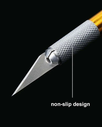 Colorful Precision Craft Knife Collection: Stylish Metal Handle Tools for Engraving and Crafting
