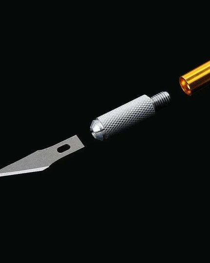 Colorful Precision Craft Knife Collection: Stylish Metal Handle Tools for Engraving and Crafting