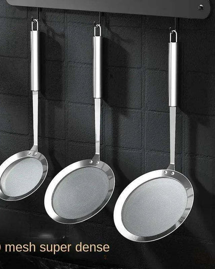 Premium Fine Mesh Skimmer Ladle for Effortless Grease and Foam Removal