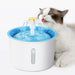 LED Automatic Pet Water Fountain with 2.4L Capacity & USB-Powered LCD Screen