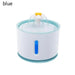 LED Automatic Pet Water Fountain with 2.4L Capacity & USB-Powered LCD Screen