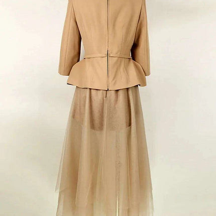2-Piece Waistcoat and Skirt Set - Très Elite