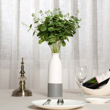 AliKopy 19" Light Green Artificial Eucalyptus Bouquet - Realistic & Lu