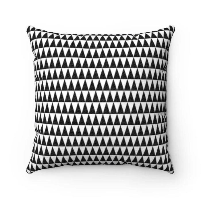 Black and Stripes/Chevron Reversible Decor Pillowcase