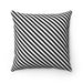 Elegant Dual-Patterned Decorative Pillow Cover by Maison d'Elite