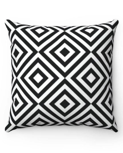 Reversible Chevron and Black Pillow Cover for Stylish Home Decor