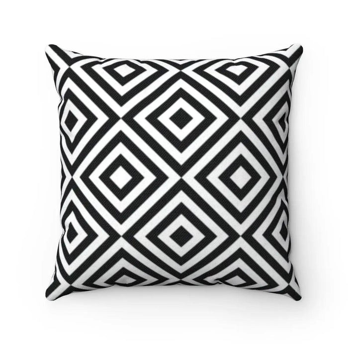 2 in 1 Black and Stripes and chevron decorative cushion cover - Très Elite
