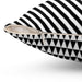 2 in 1 Black and Stripes and chevron decorative cushion cover - Très Elite