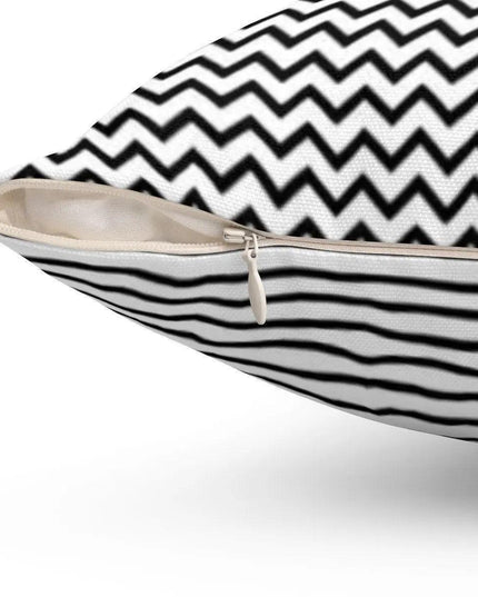 Geometric Elegance Reversible Pillow Cover