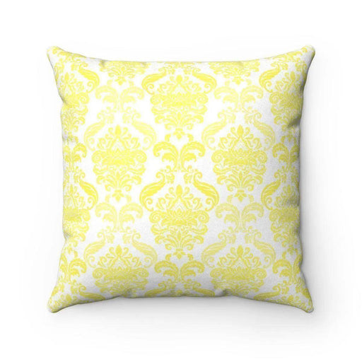 Reversible Damask Print Decorative Pillow Set