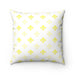 Reversible Damask Decorative Pillow with Insert
