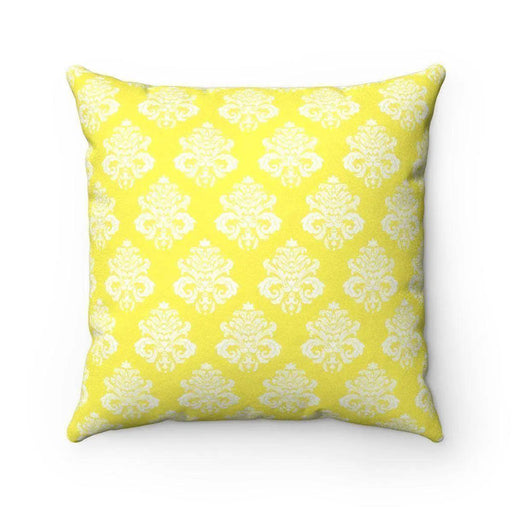 Reversible Double-sided Damask Decorative Pillow with Insert