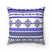 Reversible Faux Suede Decorative Pillow with Versatile 2-in-1 Design
