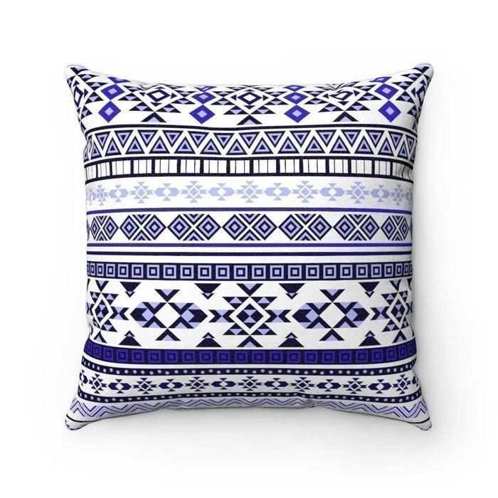 Tribal Print Reversible Decorative Pillow Set with Dual Designs