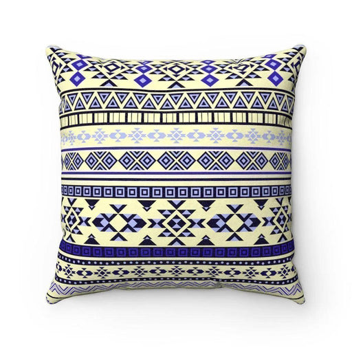 Reversible Ethnic Decorative Pillow with Two Unique Prints