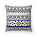 Reversible Ethnic Decorative Cushion Cover with Dual Patterns - Stylish Home Accent